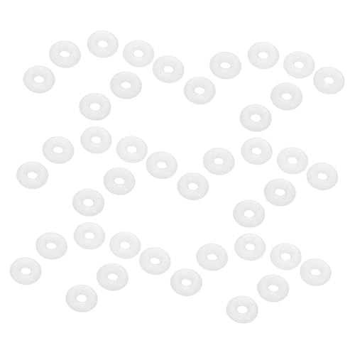 HOMSFOU 100 Stück Transparente Silikon Abstandshalter Perlen für Armbänder und Halsketten Rutschfeste Antifriction Gummiringe DIY Schmuckzubehör HOMSFOU 100 Stück Transparente Silikon Abstandshalter Perlen für Armbänder und Halsketten Rutschfeste Antifriction Gummiringe DIY Schmuckzubehör von HOMSFOU
