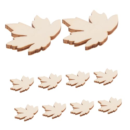 HOMSFOU 100 Stück Unbehandelte Ahornblätter Bastelverzierung Herbstliche DIY Holzfigur Ausschnitte für Thanksgiving Hochzeitsdeko Natürliche Holzteile Tischdekoration HOMSFOU 100 Stück Unbehandelte Ahornblätter Bastelverzierung Herbstliche DIY Holzfigur Ausschnitte für Thanksgiving Hochzeitsdeko Natürliche Holzteile Tischdekoration von HOMSFOU