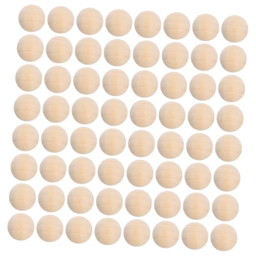 HOMSFOU 100 Stück Unlackierte Runde Holzkugeln Ohne Loch Unvollendete Natürliche Holzperlen Für DIY Schmuck Bastelprojekte Lernspielzeug HOMSFOU 100 Stück Unlackierte Runde Holzkugeln Ohne Loch Unvollendete Natürliche Holzperlen Für DIY Schmuck Bastelprojekte Lernspielzeug von HOMSFOU