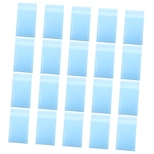 HOMSFOU 100 Stück Versandtaschen Selbstklebend Luftpolsterfolie Geschenktüten Mehrzweck Verpackungsbeutel Milchblau Robuste und Dicke Umverpackung für Kleidung Einfach zu Versenden und von HOMSFOU