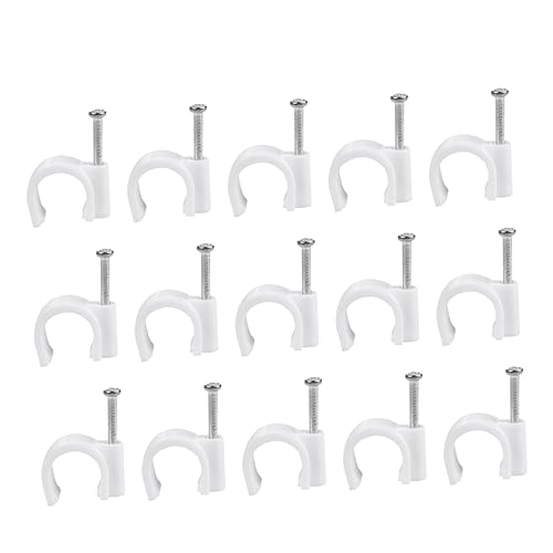 HOMSFOU 100 Stück Wandhalterung Aus Draht Kabelklemmen Klemmen Schwere Ausführung Drahthalter Für Kabel Clips Kabelkanal-set Rohrschelle Klemme Schwere Ausführung Weiß HOMSFOU 100 Stück Wandhalterung Aus Draht Kabelklemmen Klemmen Schwere Ausführung Drahthalter Für Kabel Clips Kabelkanal-set Rohrschelle Klemme Schwere Ausführung Weiß von HOMSFOU