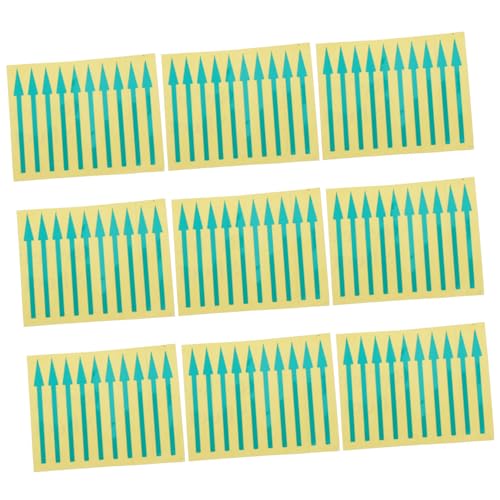HOMSFOU 100 Stück Wasserdichte Reflektierende Aufkleber Kleine Instrumententafel Markierungen Selbstklebende Richtungsetiketten für Druckmessgeräte bei Schwachem Licht HOMSFOU 100 Stück Wasserdichte Reflektierende Aufkleber Kleine Instrumententafel Markierungen Selbstklebende Richtungsetiketten für Druckmessgeräte bei Schwachem Licht von HOMSFOU