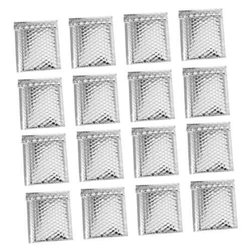 HOMSFOU 100 Stück Wasserdichte Silberne Versandtaschen für Schmuck Handys und für Sicheren Versand und Kreative Verpackung von HOMSFOU