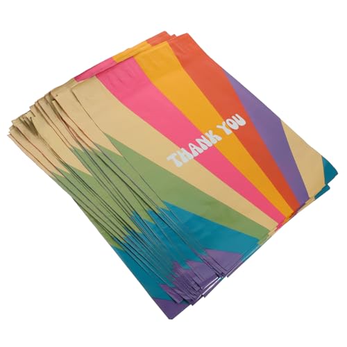 HOMSFOU 100 Stück Wasserdichte Versandtaschen mit Druck Selbstklebende Verpackungsbeutel für und Versand Robuste und Langlebige Versandhüllen von HOMSFOU