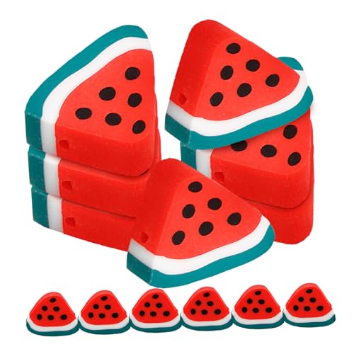 HOMSFOU 100 Stück Weiche Keramikperlenohrdekoration Armbandperle aus Ton Wassermelonenperlen aus Reiz klein Lose Perlen Tonperlen zur Halskettenherstellung Polymer-Ton von HOMSFOU