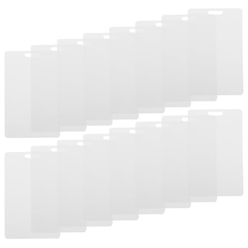 HOMSFOU 100 Stück leeres Preisschild Stichwort Vintage leeres Etikett leere Karten unfertiges leeres Etikett handbemalte Bastelkarten DIY Basteletikett Preiskarten PVC Weiß von HOMSFOU