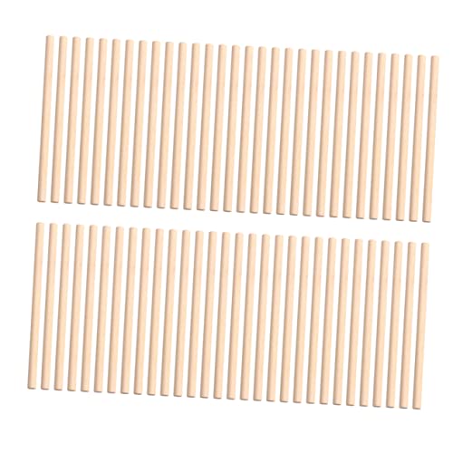 HOMSFOU 100 Stück runder Stab bastelzeug für rundhölzer holzspielzeug Holzstäbe bastelmaterial Streichhölzer Kreis Hersteller Basteln Jumbo-Sticks Holzdübel kleine Dübel Hölzern HOMSFOU 100 Stück runder Stab bastelzeug für rundhölzer holzspielzeug Holzstäbe bastelmaterial Streichhölzer Kreis Hersteller Basteln Jumbo-Sticks Holzdübel kleine Dübel Hölzern von HOMSFOU
