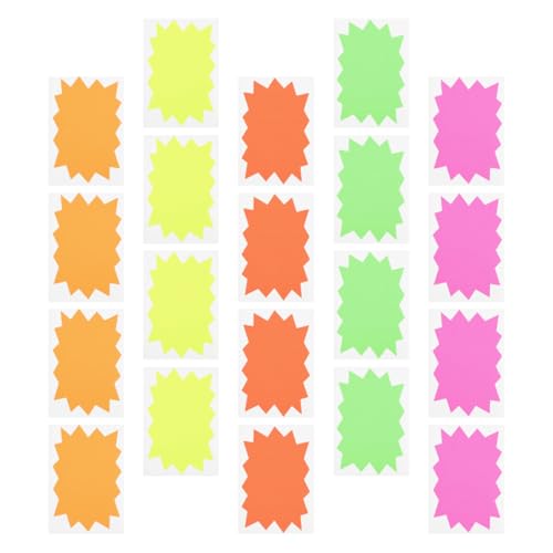 HOMSFOU 100 Stück schild Preisaufkleber für den Einzelhandel Verkaufsaufkleber für Einzelhandelsgeschäfte Hofverkauf liefert Selbstklebendes fluoreszierendes Papier HOMSFOU 100 Stück schild Preisaufkleber für den Einzelhandel Verkaufsaufkleber für Einzelhandelsgeschäfte Hofverkauf liefert Selbstklebendes fluoreszierendes Papier von HOMSFOU