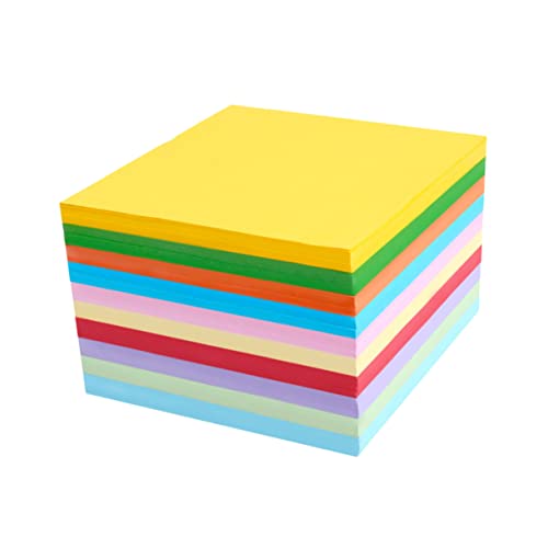 HOMSFOU 1000 Stück Faltpapier Quadratisches Origami Papier Farben für Diy Bastelprojekte für Kreative Aktivitäten mit Kindern und Erwachsenen HOMSFOU 1000 Stück Faltpapier Quadratisches Origami Papier Farben für Diy Bastelprojekte für Kreative Aktivitäten mit Kindern und Erwachsenen von HOMSFOU