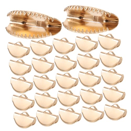 HOMSFOU 1000 Stück Metallverschluss Clips für Diy Armbänder Praktische Quetschperlen für Schmuckherstellung Hochwertige Endstopper für Accessoires Robuste und Langlebige Materialien von HOMSFOU