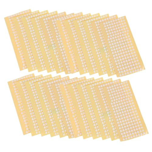 HOMSFOU 1000 Stück Punktpaste Punktklebeband einseitig doppelseitiges Klebeband für den Außenbereich Klebeband selbstklebend Foto-Wandaufkleber Punktaufkleber Acryl Weiß von HOMSFOU