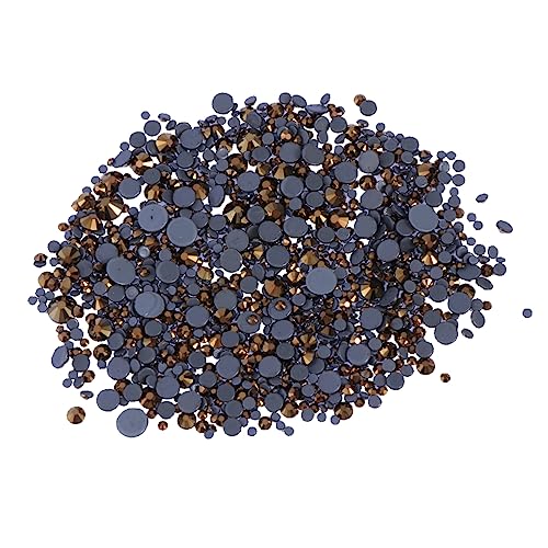 HOMSFOU 1000 Stück Teiliges Set Kristallglasperlen mit Flachem Rücken für Diy Bastelprojekte Gemischte Gold für Schmuckherstellung und Auffädeln HOMSFOU 1000 Stück Teiliges Set Kristallglasperlen mit Flachem Rücken für Diy Bastelprojekte Gemischte Gold für Schmuckherstellung und Auffädeln von HOMSFOU