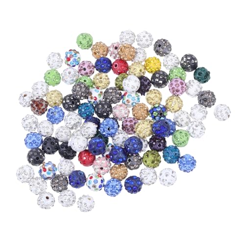 HOMSFOU 100Stücke DIY Armband Perlen Schmuckzubehör für Armbänder und Dekorationen Strassperlen für Bastelprojekte HOMSFOU 100Stücke DIY Armband Perlen Schmuckzubehör für Armbänder und Dekorationen Strassperlen für Bastelprojekte von HOMSFOU