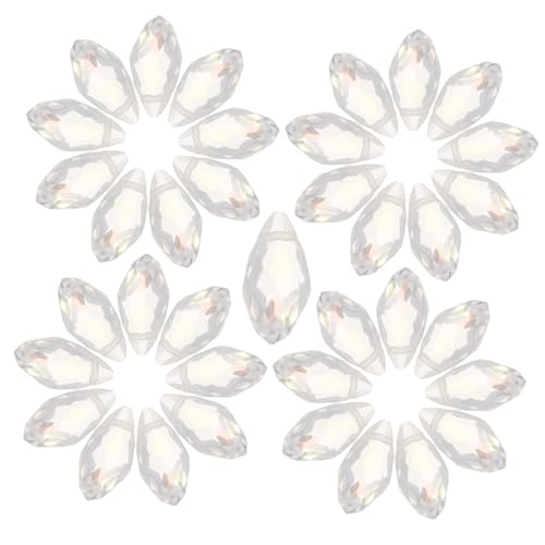 HOMSFOU 100Stücke DIY Glasperlen für Schmuckherstellung Wasserfallform Ab für Armbänder und Ohrringe Leicht und Tragbar Bastelzubehör HOMSFOU 100Stücke DIY Glasperlen für Schmuckherstellung Wasserfallform Ab für Armbänder und Ohrringe Leicht und Tragbar Bastelzubehör von HOMSFOU