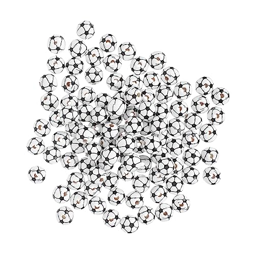 HOMSFOU 100Stücke Fußball Holzperlen DIY Schmuck Bastelset Runde Designperlen Für Armbänder Halsketten Und Dekorationen Langlebig Und Vielseitig Verwendbar Für Sportliebhaber HOMSFOU 100Stücke Fußball Holzperlen DIY Schmuck Bastelset Runde Designperlen Für Armbänder Halsketten Und Dekorationen Langlebig Und Vielseitig Verwendbar Für Sportliebhaber von HOMSFOU