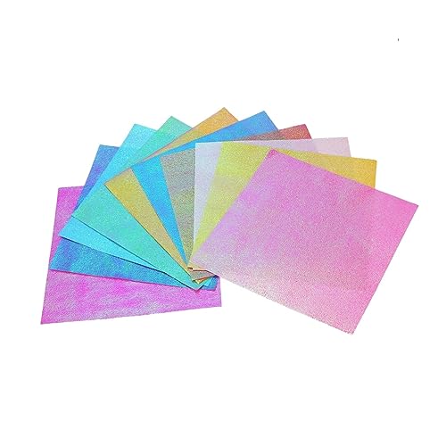 HOMSFOU 100Stücke Glänzendes Papier Quadratische Bastelpapiere für DIY Handwerk Farben Hochwertiges Schillerndes Faltpapier für Kreative Bastelideen und Papierschnitte HOMSFOU 100Stücke Glänzendes Papier Quadratische Bastelpapiere für DIY Handwerk Farben Hochwertiges Schillerndes Faltpapier für Kreative Bastelideen und Papierschnitte von HOMSFOU