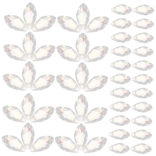 HOMSFOU 100Stücke Glasperlen für Schmuckherstellung DIY Armbänder Abstandshalter Handwerksperlen für Bastelprojekte und HOMSFOU 100Stücke Glasperlen für Schmuckherstellung DIY Armbänder Abstandshalter Handwerksperlen für Bastelprojekte und von HOMSFOU