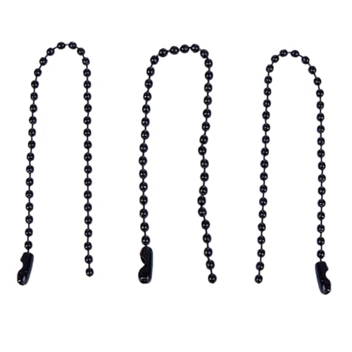 HOMSFOU 100Stücke Kugelkette Einstellbare Glänzende Oberfläche für Anhänger Schlüsselanhänger und DIY Projekte Vielseitige Dekoration für Schmuck von HOMSFOU