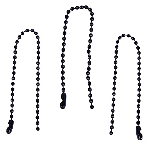 HOMSFOU 100Stücke Kugelkette Verstellbare Hängende Anhängerverbinder für DIY Schmuck Dekoration und Bastelprojekte Rostfrei mit Hochglanzpolierter Oberfläche von HOMSFOU
