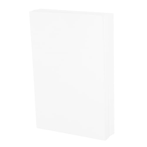 HOMSFOU 100pcs White Cardstock Leere Notieren Zum Zeichnen Von Notizbissen Notieren Sie Lernblitzkarten -memo -karte Für Schulbüro -heimgebrauch von HOMSFOU
