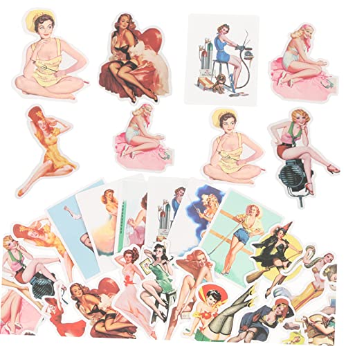 HOMSFOU 100stücke Wandaufkleber Selbstklebend Mit Frauenmotiven Pvc-aufkleber Dekorative Wandstickers Bunte Aufkleber Für Zimmer Aufkleber Für Koffer Und Spielzeug HOMSFOU 100stücke Wandaufkleber Selbstklebend Mit Frauenmotiven Pvc-aufkleber Dekorative Wandstickers Bunte Aufkleber Für Zimmer Aufkleber Für Koffer Und Spielzeug von HOMSFOU