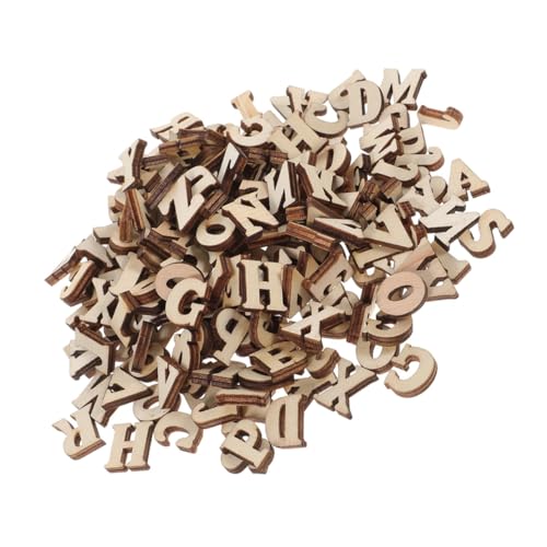 HOMSFOU 104 Stück Teiliges Holzbuchstaben für Dekoration und Basteln Naturbelassene Unbemalte Alphabet Scheiben aus Robustem Holz für DIY Handwerk Kinderbeschriftung und Kreative HOMSFOU 104 Stück Teiliges Holzbuchstaben für Dekoration und Basteln Naturbelassene Unbemalte Alphabet Scheiben aus Robustem Holz für DIY Handwerk Kinderbeschriftung und Kreative von HOMSFOU