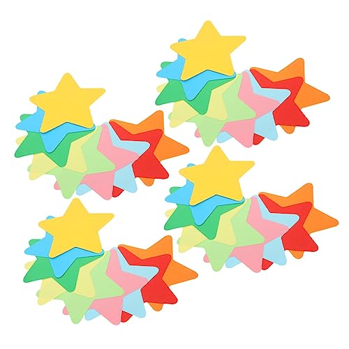 HOMSFOU 108 Stück Bunte Papiersterne Dekoration Teiliges für Kinderzimmer und Klassenzimmer für DIY Projekte Basteln und Feste Hochwertige Stern Ausschnitte für Warme HOMSFOU 108 Stück Bunte Papiersterne Dekoration Teiliges für Kinderzimmer und Klassenzimmer für DIY Projekte Basteln und Feste Hochwertige Stern Ausschnitte für Warme von HOMSFOU