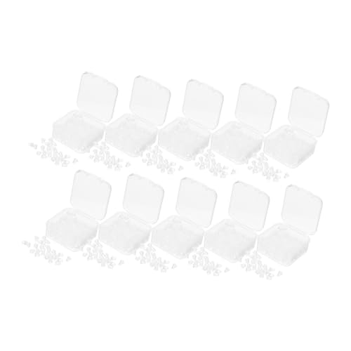 HOMSFOU 10Er Schachtel Boxen Transparente Silikon Ohrring-verschlüsse Weiche Hautfreundliche Ohrstopper für Schwere Ohrstecker Ersatzteile für DIY Schmuck Langlebig und Unsichtbar HOMSFOU 10Er Schachtel Boxen Transparente Silikon Ohrring-verschlüsse Weiche Hautfreundliche Ohrstopper für Schwere Ohrstecker Ersatzteile für DIY Schmuck Langlebig und Unsichtbar von HOMSFOU