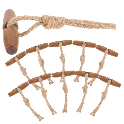 HOMSFOU 10Paare Dekorative Mantelknöpfe Holz und Baumwollseil Langlebige Hornknöpfe für Mäntel Windbreaker und Jacken Einfach Anzunähen für DIY Projekte und Nähzubehör HOMSFOU 10Paare Dekorative Mantelknöpfe Holz und Baumwollseil Langlebige Hornknöpfe für Mäntel Windbreaker und Jacken Einfach Anzunähen für DIY Projekte und Nähzubehör von HOMSFOU