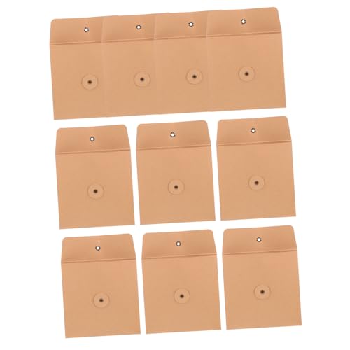 HOMSFOU 10Stücke Braune Kraftpapier CD Hüllen Aufbewahrungshüllen für Dvds und Reißfest für Bürounterlagen Einfache Handhabung und Platzersparnis HOMSFOU 10Stücke Braune Kraftpapier CD Hüllen Aufbewahrungshüllen für Dvds und Reißfest für Bürounterlagen Einfache Handhabung und Platzersparnis von HOMSFOU