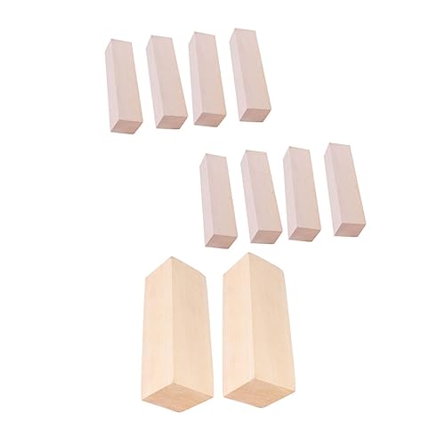 HOMSFOU 10Stücke DIY Holzblöcke Teiliges Unbehandelte Holzplanken für Bastelprojekte zum Schnitzen und Natürliche Holzfarbe Langlebig Abgerundeten Kanten HOMSFOU 10Stücke DIY Holzblöcke Teiliges Unbehandelte Holzplanken für Bastelprojekte zum Schnitzen und Natürliche Holzfarbe Langlebig Abgerundeten Kanten von HOMSFOU