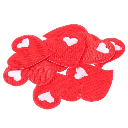 HOMSFOU 10Stücke Herz Patch Aufnäher Zum Aufbügeln Gestickte Applikationen Für Kleidung Jacken Hüte Und Taschen DIY Dekoration Für Reparaturen Und Verschönerungen HOMSFOU 10Stücke Herz Patch Aufnäher Zum Aufbügeln Gestickte Applikationen Für Kleidung Jacken Hüte Und Taschen DIY Dekoration Für Reparaturen Und Verschönerungen von HOMSFOU