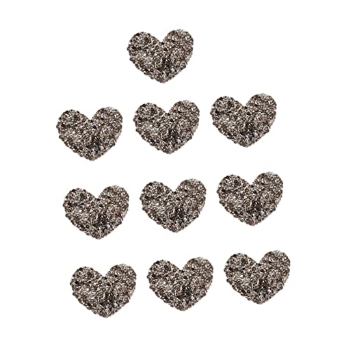 HOMSFOU 10Stücke Herz Strass Patches Eisen Aufnäher Für Kleidung Taschen Kunsthandwerk Glänzende Herz Applikationen Zum Aufbügeln Dekoration Für Erwachsene HOMSFOU 10Stücke Herz Strass Patches Eisen Aufnäher Für Kleidung Taschen Kunsthandwerk Glänzende Herz Applikationen Zum Aufbügeln Dekoration Für Erwachsene von HOMSFOU