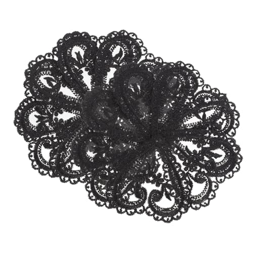 HOMSFOU 10Stücke Herzförmige Bestickte Patches DIY Stoffapplikationen für Kleidung Taschen Schuhe Schwarze Herz Stickerei für Reparaturen und Designs von HOMSFOU