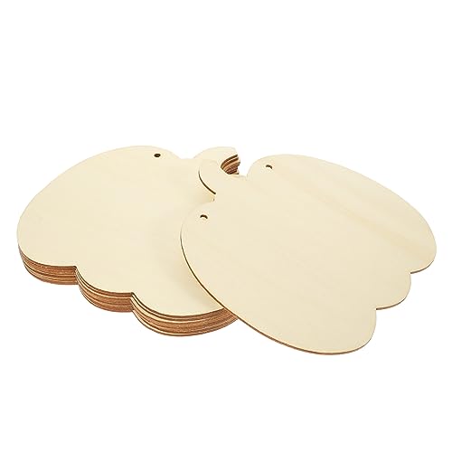 HOMSFOU 10Stücke Holz Kürbis Anhänger Blanko DIY Holzstücke für Halloween Bastelprojekte Dekorationen und Große Kürbisornamente Hochwertigem Holz HOMSFOU 10Stücke Holz Kürbis Anhänger Blanko DIY Holzstücke für Halloween Bastelprojekte Dekorationen und Große Kürbisornamente Hochwertigem Holz von HOMSFOU