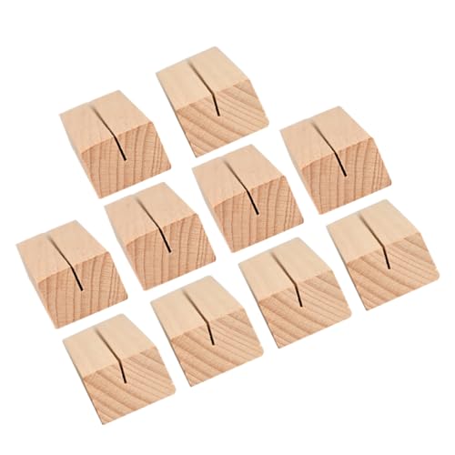 HOMSFOU 10Stücke Holzsockel für Namenskarten Tischkartenhalter aus Buchenholz für Hochzeiten Partys Menüs und Fotos Stabil HOMSFOU 10Stücke Holzsockel für Namenskarten Tischkartenhalter aus Buchenholz für Hochzeiten Partys Menüs und Fotos Stabil von HOMSFOU