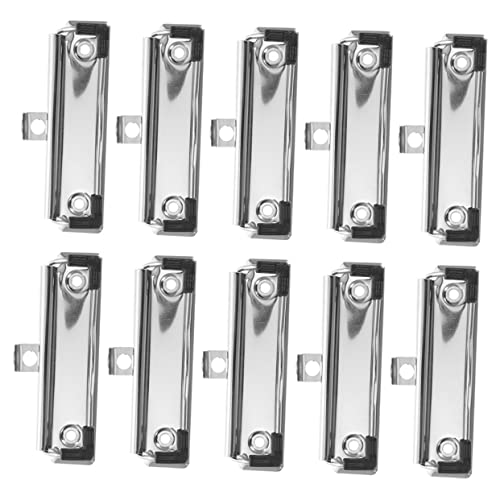 HOMSFOU 10Stücke Metall Klemmbrett Clips Datei Board Clips Für Büro Schule Und Robuste Klemmen Für Dokumente Und Aufbewahrung Bürobedarf Zubehör HOMSFOU 10Stücke Metall Klemmbrett Clips Datei Board Clips Für Büro Schule Und Robuste Klemmen Für Dokumente Und Aufbewahrung Bürobedarf Zubehör von HOMSFOU