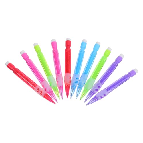 HOMSFOU 10Stücke Mini Druckbleistifte Bunten Leicht Für Schule Und Büro Mit Radiergummi Für Kreative Zeichnungen von HOMSFOU