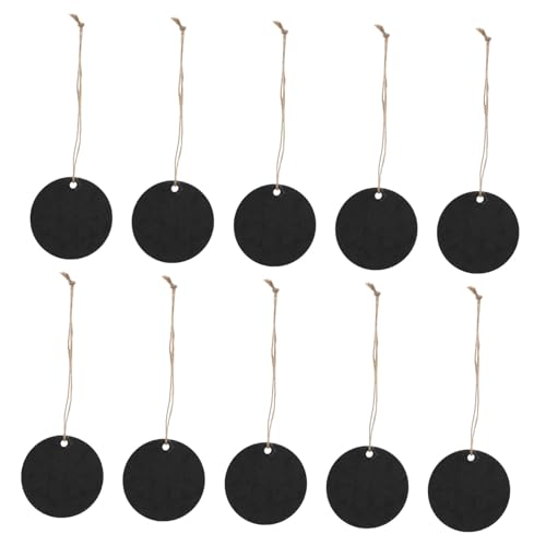 HOMSFOU 10Stücke Mini Mit Juteseil Runde Doppelseitige Kreidetafel Für DIY Deko Beschriftung Und Persönliche Nachrichten Für Hochzeiten HOMSFOU 10Stücke Mini Mit Juteseil Runde Doppelseitige Kreidetafel Für DIY Deko Beschriftung Und Persönliche Nachrichten Für Hochzeiten von HOMSFOU