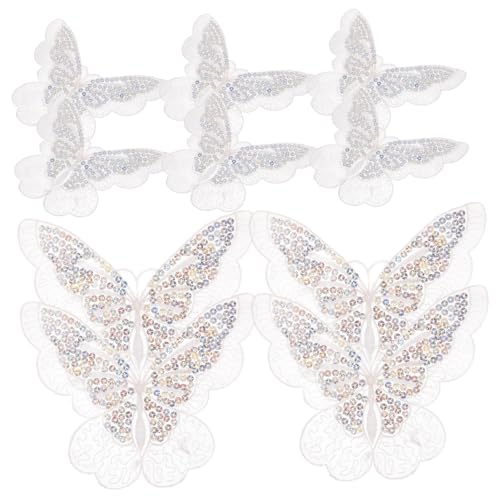 HOMSFOU 10Stücke Schmetterlinge Patches Organza Applikationen für Kleidung DIY Bastelprojekte Dekorative Flicken für Rucksäcke und Taschen HOMSFOU 10Stücke Schmetterlinge Patches Organza Applikationen für Kleidung DIY Bastelprojekte Dekorative Flicken für Rucksäcke und Taschen von HOMSFOU