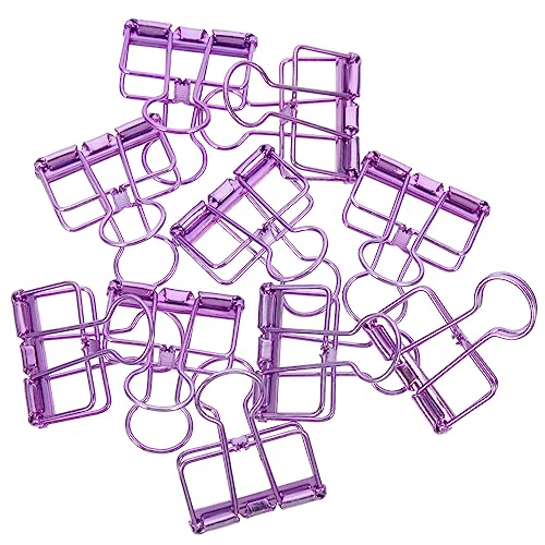 HOMSFOU 10Stücke Sternform Metallbinder Clips Dekorative Büroklammern für Schule und Büro Langlebig und Vielseitig Einsetzbar für Dokumente Notizen von HOMSFOU