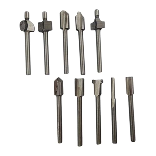 HOMSFOU 10Stücke Teiliges Hartmetall Fräser für Cnc Maschinen Präzise Schneidwerkzeuge Hochgeschwindigkeitsstahl für Metallbearbeitung Silberfarben HOMSFOU 10Stücke Teiliges Hartmetall Fräser für Cnc Maschinen Präzise Schneidwerkzeuge Hochgeschwindigkeitsstahl für Metallbearbeitung Silberfarben von HOMSFOU
