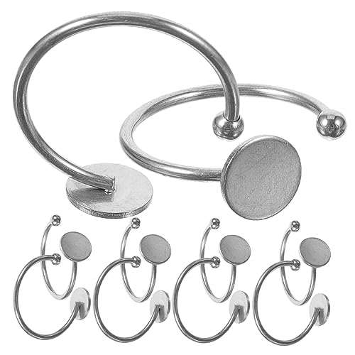 HOMSFOU 10Stücke Verstellbare Ringrohlinge Für Schmuckherstellung DIY Ringbasen Leere Ringhalter Metallische Fingerringe Für Basteln Und Einzigartigen HOMSFOU 10Stücke Verstellbare Ringrohlinge Für Schmuckherstellung DIY Ringbasen Leere Ringhalter Metallische Fingerringe Für Basteln Und Einzigartigen von HOMSFOU