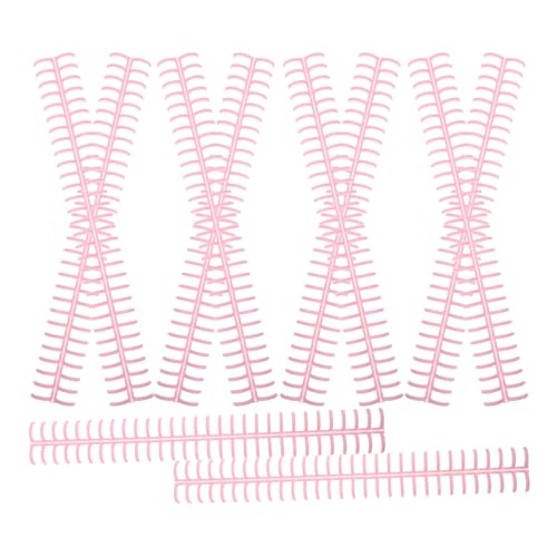 HOMSFOU 10pcs Kunststoffbindungskämme 30 Loch Klicken Sie Bindungsring Spiralbuch Bindemittel Spulen Für Lose Leaf Notebooks Office School Business Supplies von HOMSFOU