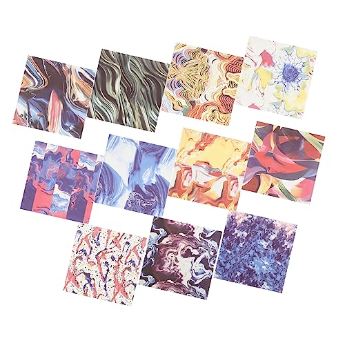 HOMSFOU 11 Stück Teiliges Tragbare Transferfolien Multifunktionale Sublimationsblätter für Diy Projekte Geeignet für T Shirts Tassen Textilien und Mehr von HOMSFOU