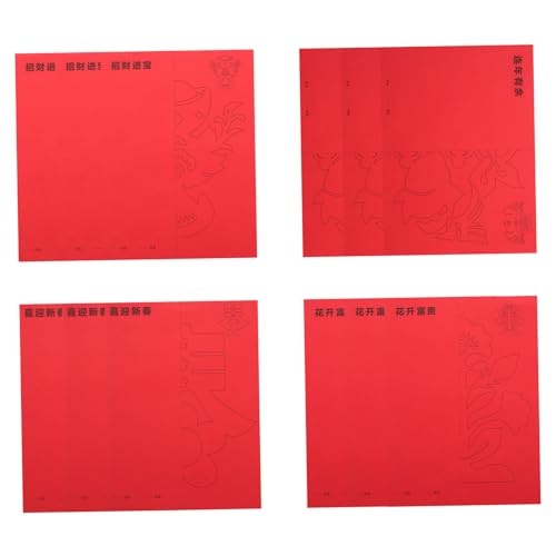 HOMSFOU 12 Blatt Teiliges Origami Bastelpapier für Buntes Reißfestes DIY Papier für Neujahrs Papierkunst Falten Sichere für Bastelprojekte und Kinderzimmerdekoration von HOMSFOU