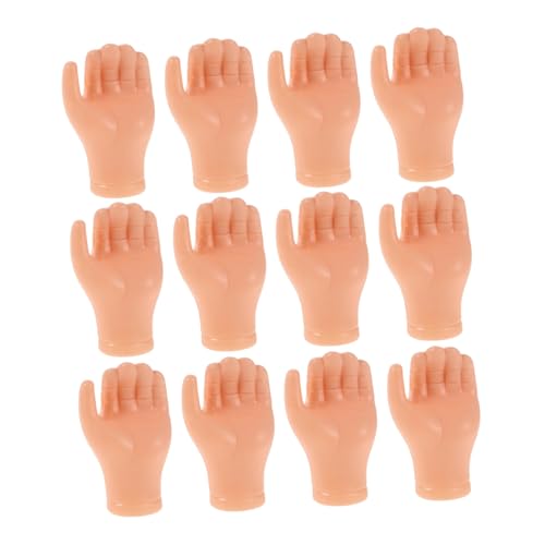 HOMSFOU 12 Paare Simulationshandpuppenzubehör Mini-Hände für Finger Kunststoff -Handkomponenten Mini-Puppenteile Miniaturhand Handmodell aus Kunststoff Miniaturpuppenhände Handprop Plastik HOMSFOU 12 Paare Simulationshandpuppenzubehör Mini-Hände für Finger Kunststoff -Handkomponenten Mini-Puppenteile Miniaturhand Handmodell aus Kunststoff Miniaturpuppenhände Handprop Plastik von HOMSFOU