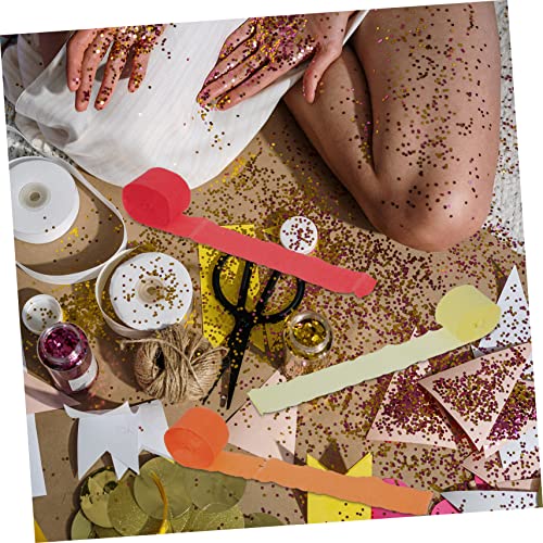 HOMSFOU 12 Rollen Krepppapier Herbstfarben Partydekoration Vielseitige Bunte Papiergirlanden zum Basteln Stabile und Leuchtende Deko für Herbstfest Geburtstag Hochzeit Einfach Aufzuhängen von HOMSFOU