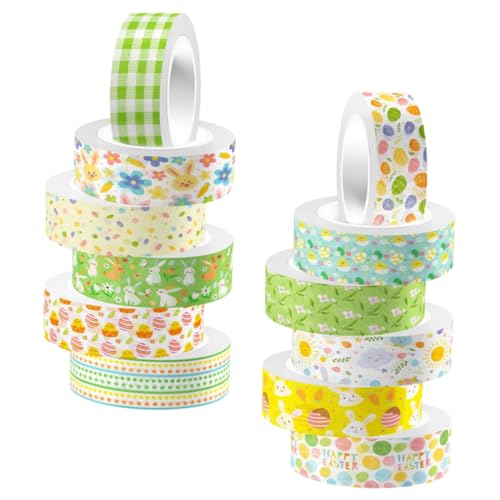 HOMSFOU 12 Rollen Washi Tape Wasserfarben Blumenmuster Transparentes Selbstklebendes Bastelband für Scrapbooking DIY Handarbeit Tagebücher Wiederverwendbar Leicht Abreißbar HOMSFOU 12 Rollen Washi Tape Wasserfarben Blumenmuster Transparentes Selbstklebendes Bastelband für Scrapbooking DIY Handarbeit Tagebücher Wiederverwendbar Leicht Abreißbar von HOMSFOU