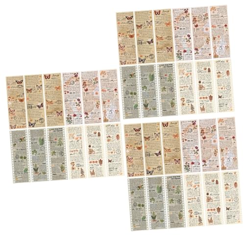 HOMSFOU 12 Sätze Pflanzenbutterklebeband ästhetisch Handwerk Schrott Abdeckband Sammelalbum Scrapbooking Washi Tape DIY-Bänder dekorative Washi-Klebebänder Washi -Klebeband Flüsterpapier von HOMSFOU